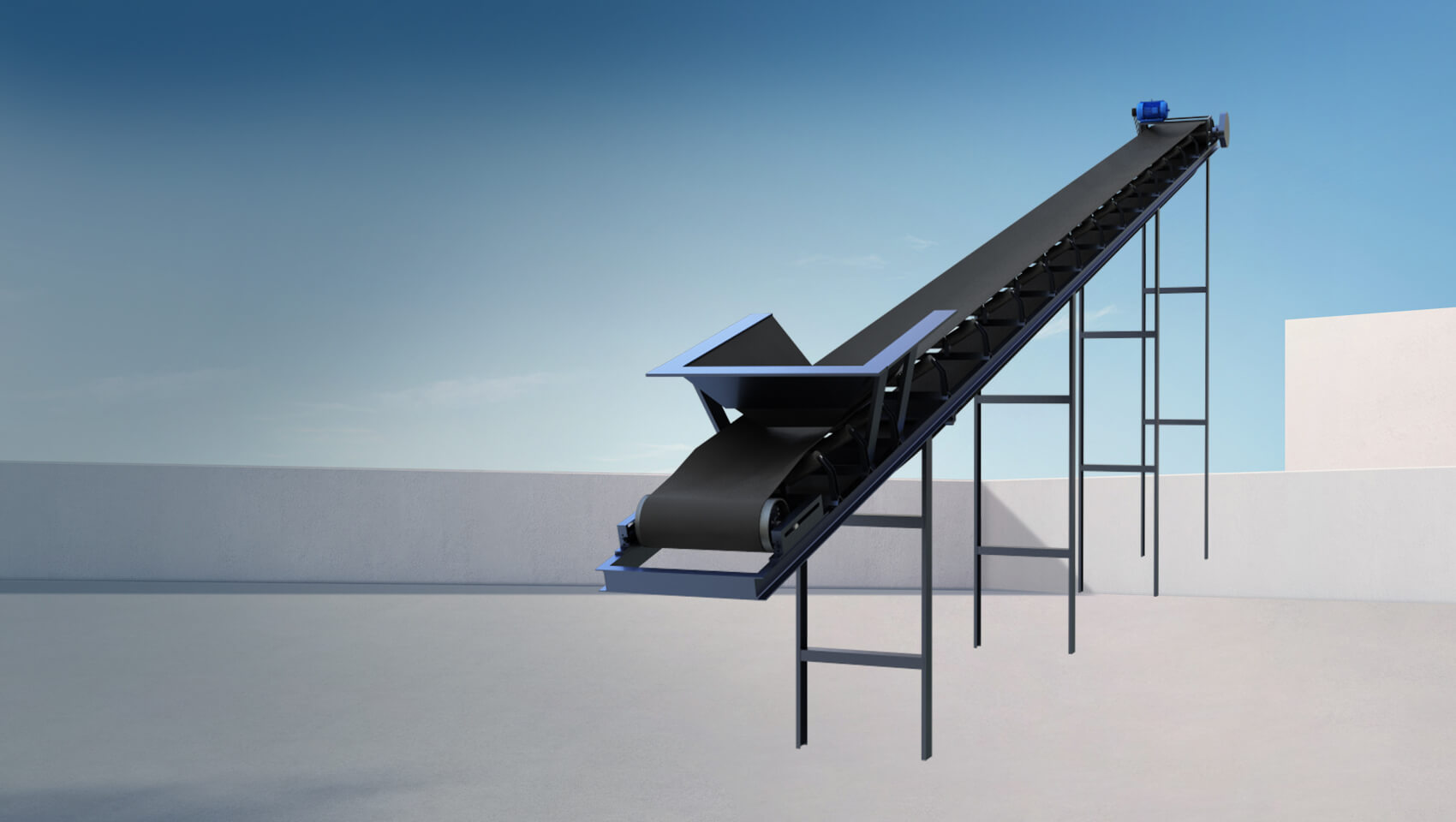 Mobile belt conveyor