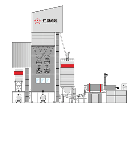 G7 Ⅱ First Floor Dual Machine Dry Mixed Mortar Mixing Equipment